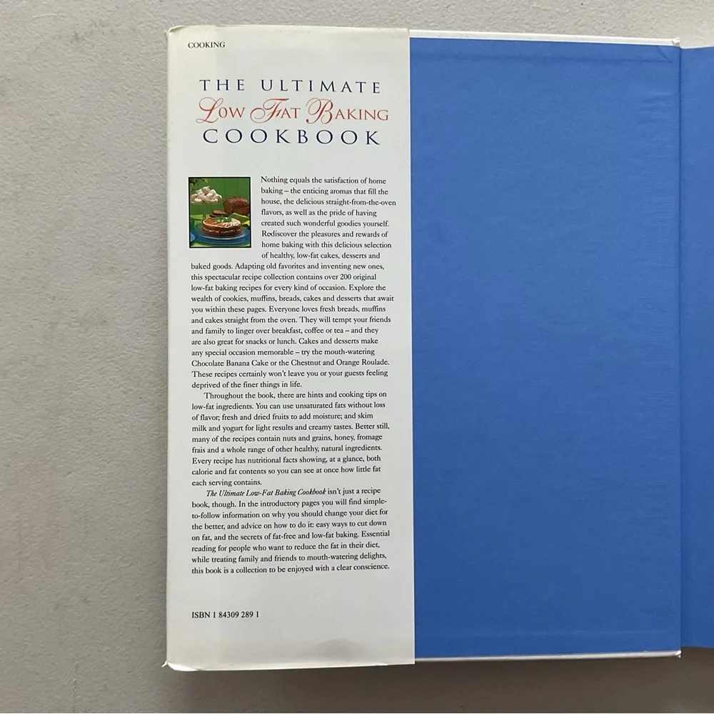The Ultimate Low Fat Baking Cookbook Hardcover Cookbook